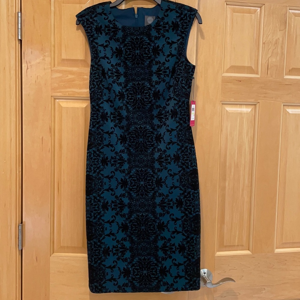 NWT Vince Camino beautiful emerald green dress
